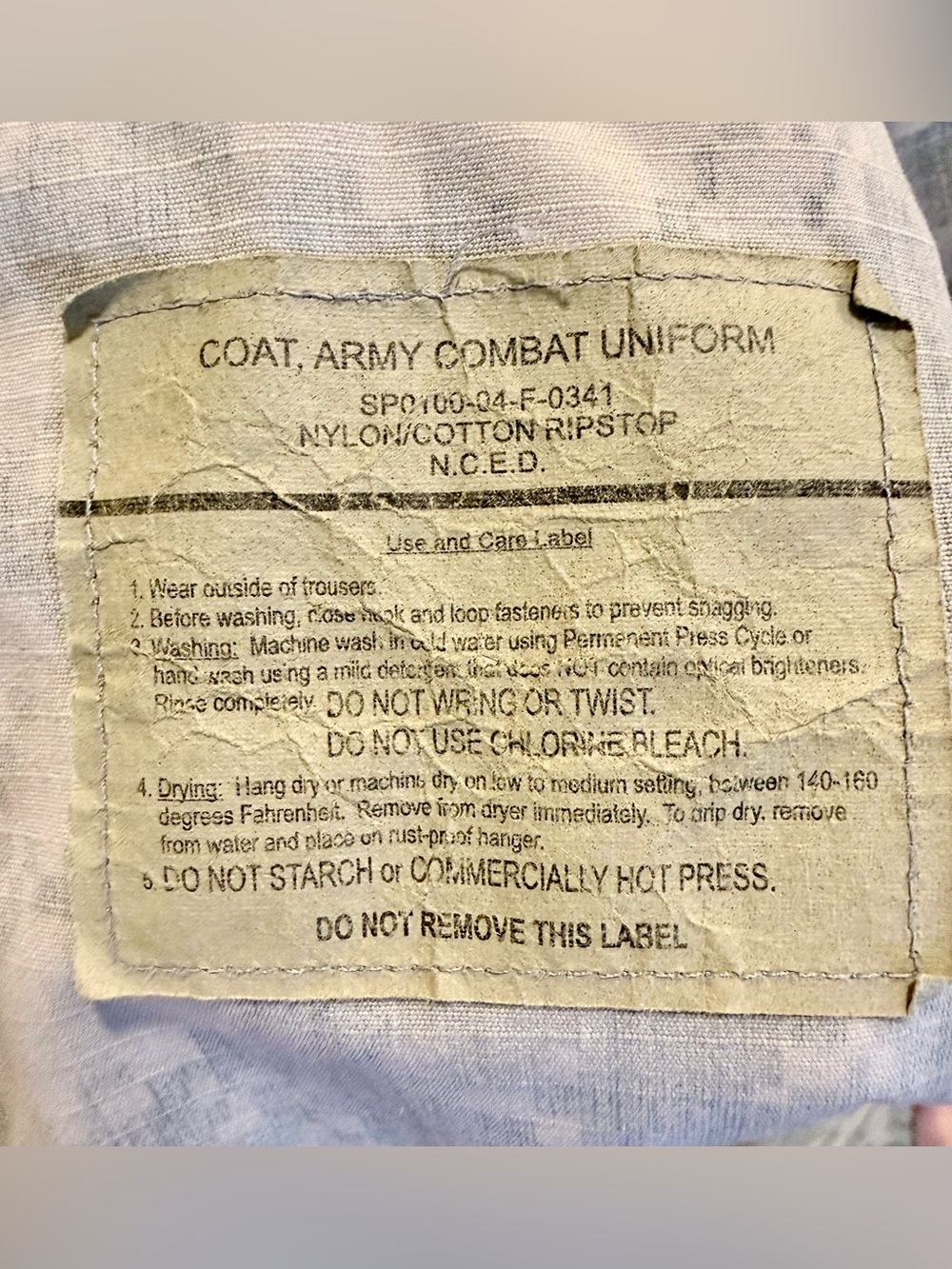 U.S. Army Digital Acu Jacket View 3
